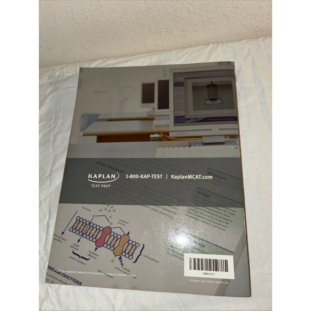 Kaplan MCAT Lesson Book 2012 Test Prep Pre-Med Textbook Study Guide - Picture 2 of 4